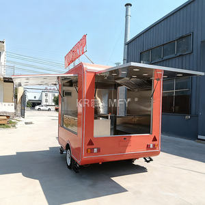 Chariot de glaces vintage, chariot de rue mobile entièrement équipé, camion de restauration, cuisine complète - Product Image 5