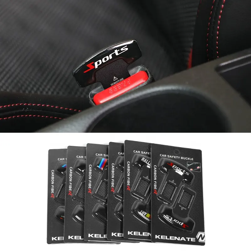 Clip de langue automatique universel ceinture de sécurité de siège de voiture extension de ceinture de sécurité de voiture boucle de ceinture de sécurité
