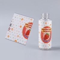 Film rétractable personnalisé pour bouteilles, pour fournisseurs de produits chimiques quotidiens, étiquette thermoscellable en PET/PVC, résistante à l'humidité