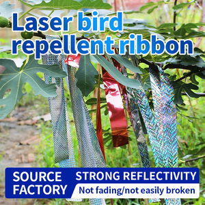 Suministros de Búhos Reflectantes Láser para Jardín, Espantapájaros Reflectante Colgante para Ahuyentar Aves y Palomas - Product Image 4