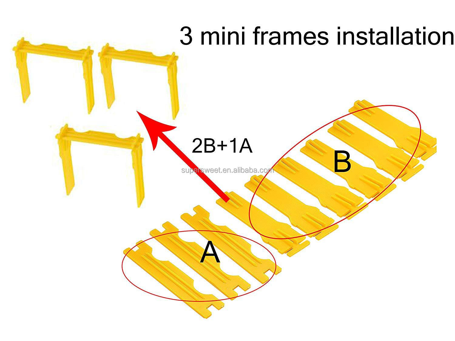 البلاستيك التزاوج النوافذ النحلية صناديق تربية النحل القصيرة الرغوة البوليستيرين صناديق النحل مجموعة بداية تربية النحل التزاوج ESP