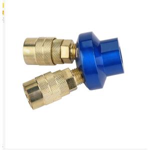 Dingyi <b>Pneumatic</b> Fittings Two Way Connector Copper <b>Pneumatic</b> <b>Tool</b> Accessories - Product Image 2