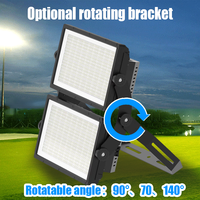 Projecteurs étanches IP66 1000W pour l'éclairage extérieur des stades et des chantiers de construction avec source lumineuse LED