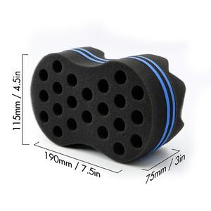 New Design Soft PU Material Square Pattern Colorful Medium Reach Certified <b>Car</b> Cleaning Sponge - Product Image 2