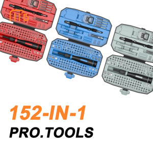 NUEVO Juego <span class=keywords><strong>de</strong></span> <span class=keywords><strong>Destornilladores</strong></span> Magnéticos 152 en 1 con Mango <span class=keywords><strong>de</strong></span> Acero, <span class=keywords><strong>Destornilladores</strong></span> Torx Hexagonales OEM, Kit <span class=keywords><strong>de</strong></span> Reparación para Computadoras, PC y Teléfonos - Product Image 5