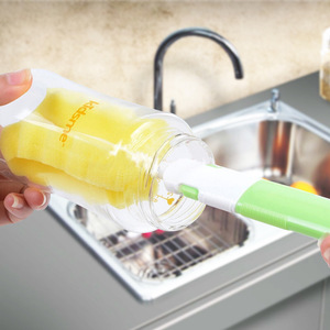 Juego de cepillos de limpieza de biberones Aixin de 3 piezas con mango largo para limpiar biberones, tetinas y tazas - Product Image 2