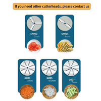 Hoge Efficiëntie 250Kg/H Groente Snijmachine/ Commerciële Aardappel Wortel Rotatie Groentesnijder Groentesnijder