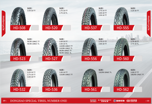 Neumático de Motocicleta de Alto Rendimiento DH-272, Venta Directa de Fábrica, Nuevo 3.00-17 3.50-17 TT - Product Image 4