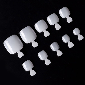 120 pièces/boîte <span class=keywords><strong>Faux</strong></span> ongles pour manucure et pédicure, blancs, courts, sans trace, motif ciel étoilé, formes variées - Product Image 4
