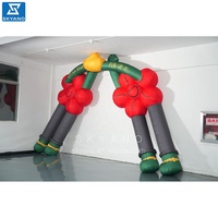 Arche de fleurs gonflable Arche de fleurs personnalisable Gonflables pour la décoration de mariage et d'événements