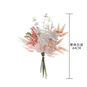 Bouquet de fleurs artificielles CallaFloral couleur champagne, décoration de mariage et de maison, style INS YC1059 - Product Image 4