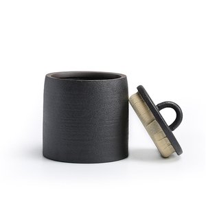 Japanese Ceramic Sealed <strong>Tea</strong> Caddy Coarse Pottery Large Vintage Spice Jar Storage Tank Food Container <strong>Tea</strong> <strong>Canister</strong> <strong>Tea</strong> <strong>Set</strong> - Product Image 6