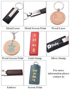 Porte-clés en bois de hêtre avec logo personnalisé bricolage avec porte-clés vierges pour porte-clés - Product Image 5