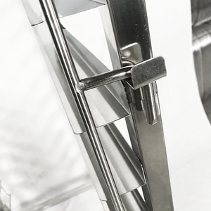 Ống Vuông Nhiệm Vụ Nặng Nề Bánh Mì Pan Khay Xe Thép Không Gỉ Giá Đa-<span class=keywords><strong>Tier</strong></span> Thực Phẩm Xe Đẩy Cho Tiệm Bánh - Product Image 3