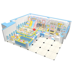 Parc combiné Naughty Castle - Compétition Ninja + Piles <span class=keywords><strong>de</strong></span> fleurs <span class=keywords><strong>de</strong></span> prunier, Équipement d'amusement intérieur - Product Image 2