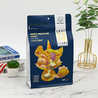 Sacs à fermeture éclair personnalisés en PE/Al, résistants à l'humidité, à fond stable, avec impression en héliogravure, traitement de surface, pour aliments pour chats en PET - Vente en gros