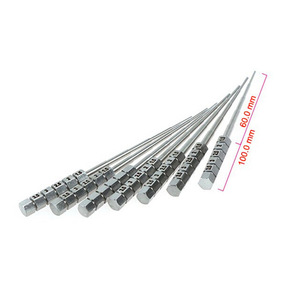 แท่งม้วนเหล็กสแตนเลสห้าส่วนพร้อมด้ามจับยางสำหรับเครื่องมือพันลวด DIY - Product Image 3