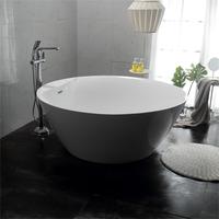 Baignoire autoportante en acrylique blanc, design minimaliste, pour usage intérieur/extérieur, salle de bain, parc, hôtel et villas, spa pour adultes, bain à remous