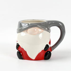 <span class=keywords><strong>Taza</strong></span> de cerámica de Papá Noel para decoración navideña, vaso de leche, decoración del hogar - Product Image 1