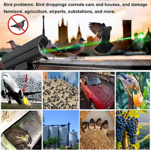 <span class=keywords><strong>Répulsif</strong></span> à laser vert haute puissance 2W avec contrôle par application, dispositif intelligent anti-oiseaux à cardan pour usage agricole - Product Image 6