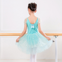 Robes de danse longues pour filles et enfants, de bonne qualité, à faible MOQ, brillantes, violettes, pour la danse classique, vente chaude 2024