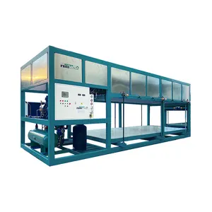 FROZCUBE Máquina de bloques de hielo de refrigeración directa industrial 5 toneladas