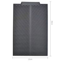 Set de table rectangulaire en silicone, résistant à la chaleur, drainant, durable, multifonctionnel, accessoires de cuisine minimalistes