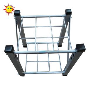 Liuyang bonheur <span class=keywords><strong>prix</strong></span> usine 4 pouces 9 coups en Aluminium forme carrée feux d'artifice affichage mortier supports - Product Image 1