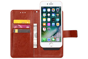 <span class=keywords><strong>IExplore</strong></span> abajo push pull tapa Caballo loco de cuero de la PU ranura para tarjeta universal de la carpeta del teléfono caso para teléfono inteligente iPhone samsung - Product Image 3