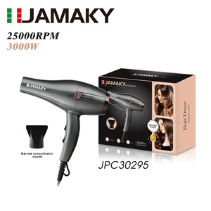 Secador de Pelo JAMAKY 25000 RPM 3000W con Motor AC para Uso Profesional de Estilistas - Product Image 1