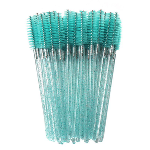 50 Pezzi Spazzole per Ciglia con Manico in Cristallo, Strumenti Professionali Monouso per il Trucco, Applicatori per <span class=keywords><strong>Mascara</strong></span> in Nylon - Product Image 6