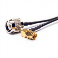 Connecteur SMA mâle à TNC mâle à angle droit de 90 degrés avec câble RG174 6 GHz pour GPS