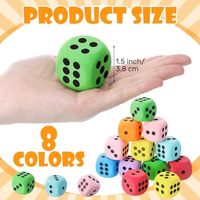 Jeu de construction géant et coloré en cubes souples, 50 pièces, pour l'apprentissage des mathématiques et les fêtes d'enfants