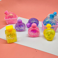 Jouets à presser en caoutchouc souple TPR, Paillettes, Jouets sensoriels, Articles de fête, Cosmétiques Squishy, Squishies Beauti, Squishies Maltose à paillettes