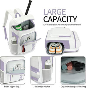 Muestra gratis de lona de alta resistencia de lujo de viaje Tote Pickle Paddle Tennis Sports Bag Venta caliente bolsas de raqueta para hombres - Product Image 6