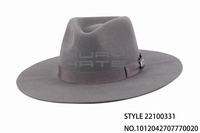 Nouvelle mode laine Fedora chapeau pour hommes rouge laine Fedora porc tarte crayon bord dur chapeaux haute qualité large bord Fedora chapeaux