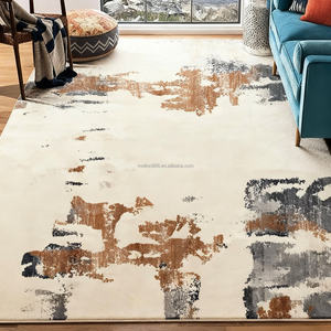 Alfombra de Salón Grande, Económica, de Fábrica, al por Mayor, Personalizada en 3D, Abstracta, de Poliéster, Hecha a Máquina, Apta para Mascotas - Product Image 2
