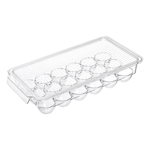 Hộp Đựng Trứng Bằng Nhựa Cho Tủ Lạnh Hộp Đựng Trứng Tủ Lạnh Hộp Sắp Xếp Có Nắp 18 Đếm Bán Sỉ Có Thể Xếp Chồng Lên Nhau - Product Image 2