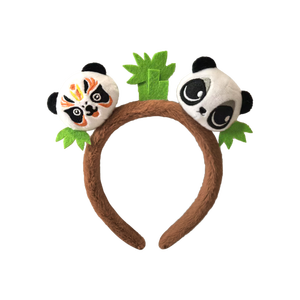 पेशेवर अनुकूलन योग्य प्लश खिलौना चीनी शैली पांडा प्लस हेयर बैंड सिचुआन ओपेरा फेस-चेंजिंग और प्यारी शैली समर्थन ओएम - Product Image 2