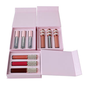 <span class=keywords><strong>Maquillage</strong></span> hydratant naturel cosmétique pour femmes Brillant à lèvres imperméable Marque privée Ensemble de brillant à lèvres végétalien personnalisé - Product Image 3