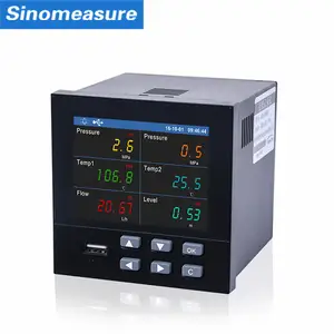 SIN-PR900 personalizable, 18 canales, china, pantalla a color, presión, sin papel, Registrador de temperatura, registrador de datos