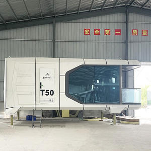 Contenedor Plegable Prefabricado de Acero Ligero, Móvil, para Conferencias, Oficina, Habitación con Ventana Panorámica - Product Image 5