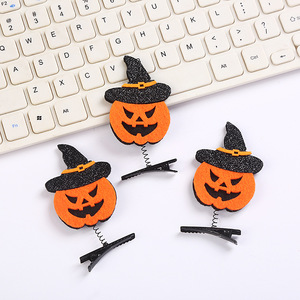 Accesorios para la Cabeza con Temática <span class=keywords><strong>de</strong></span> Halloween: Sombrero <span class=keywords><strong>de</strong></span> Bruja, Calabaza, Fantasma, Murciélago, Gato Negro, Pasadores para el Cabello, Set <span class=keywords><strong>de</strong></span> Regalo para <span class=keywords><strong>Fiesta</strong></span> <span class=keywords><strong>de</strong></span> Halloween y Baile - Product Image 2