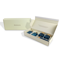 Boîte d'expédition en carton ondulé premium avec insert en papier et bande de protection pour coffret de soins de la peau