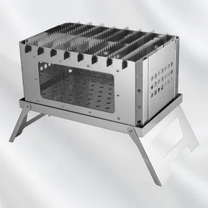 促销价格便携式烧烤炉易清洗户外木炭桌面烧烤炉