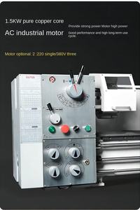 Máquina de torno cnc de cama plana horizontal, CK6204 cama plana de torno cnc, máquina de torno CNC de cama plana CK6265 - Product Image 5