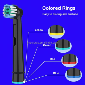 Balanced Electric <b>Toothbrush</b> <b>Head</b> with Even Pressure Nylon Medium Bristle for Household & Outdoor Use-Smooth Replacement <b>Heads</b> - Product Image 5