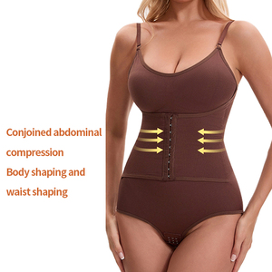 บอดี้สูทสองชั้นพร้อมเบาะหน้า<span class=keywords><strong>อก</strong></span>สำหรับผู้หญิงชุดกระชับสัดส่วนไร้รอยต่อหนึ่งชิ้น - Product Image 3