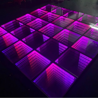 Plancher de danse en PVC LED RGB jaune, taille personnalisable, étanche IP67, contrôle DMX512 8 canaux, lumières mobiles pour mariage, fête, DJ, discothèque