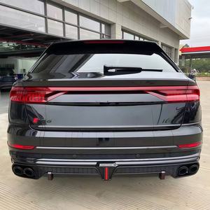 Nouveau diffuseur arrière style <span class=keywords><strong>RSQ8</strong></span> avec sorties d'échappement pour <span class=keywords><strong>Audi</strong></span> Q8 2018-2022, <span class=keywords><strong>noir</strong></span>, pièces de tuning auto en PP, <span class=keywords><strong>prix</strong></span> usine - Product Image 4